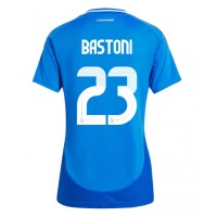 Italien Alessandro Bastoni #23 Fußballbekleidung Heimtrikot Damen EM 2024 Kurzarm